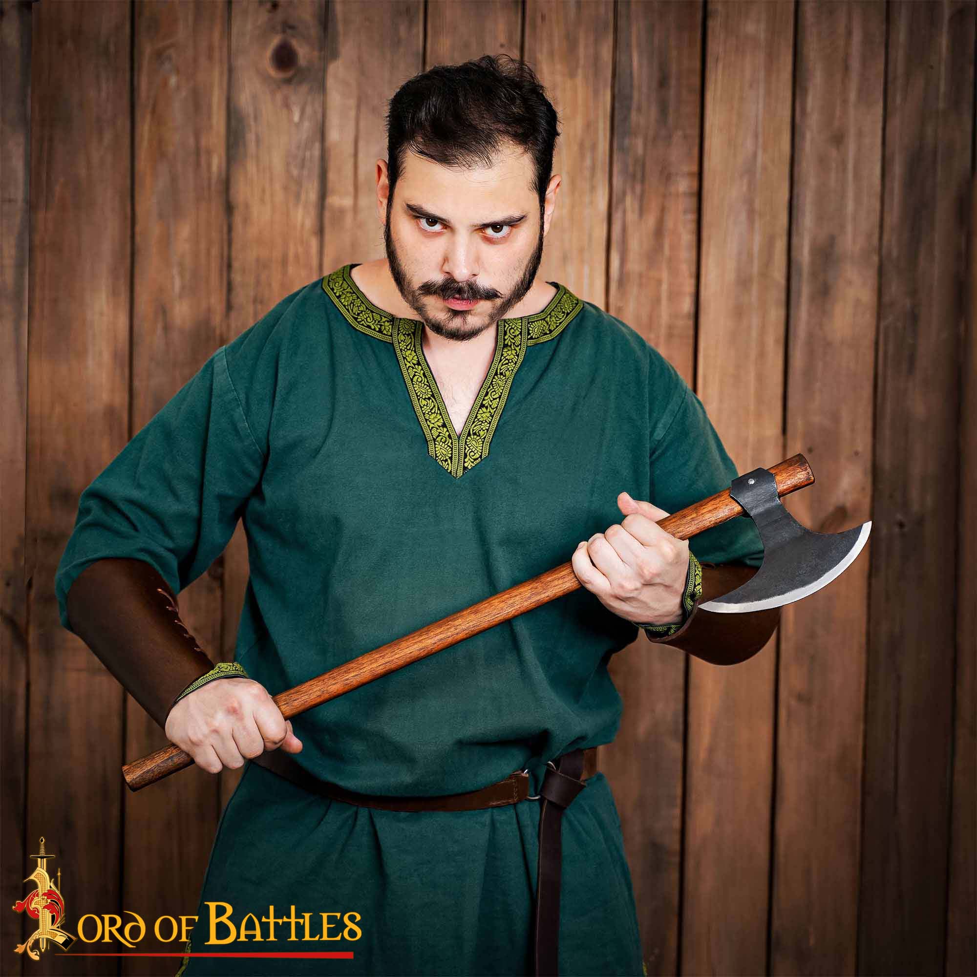 Viking Axe with Hand Forged Carbon Steel Head