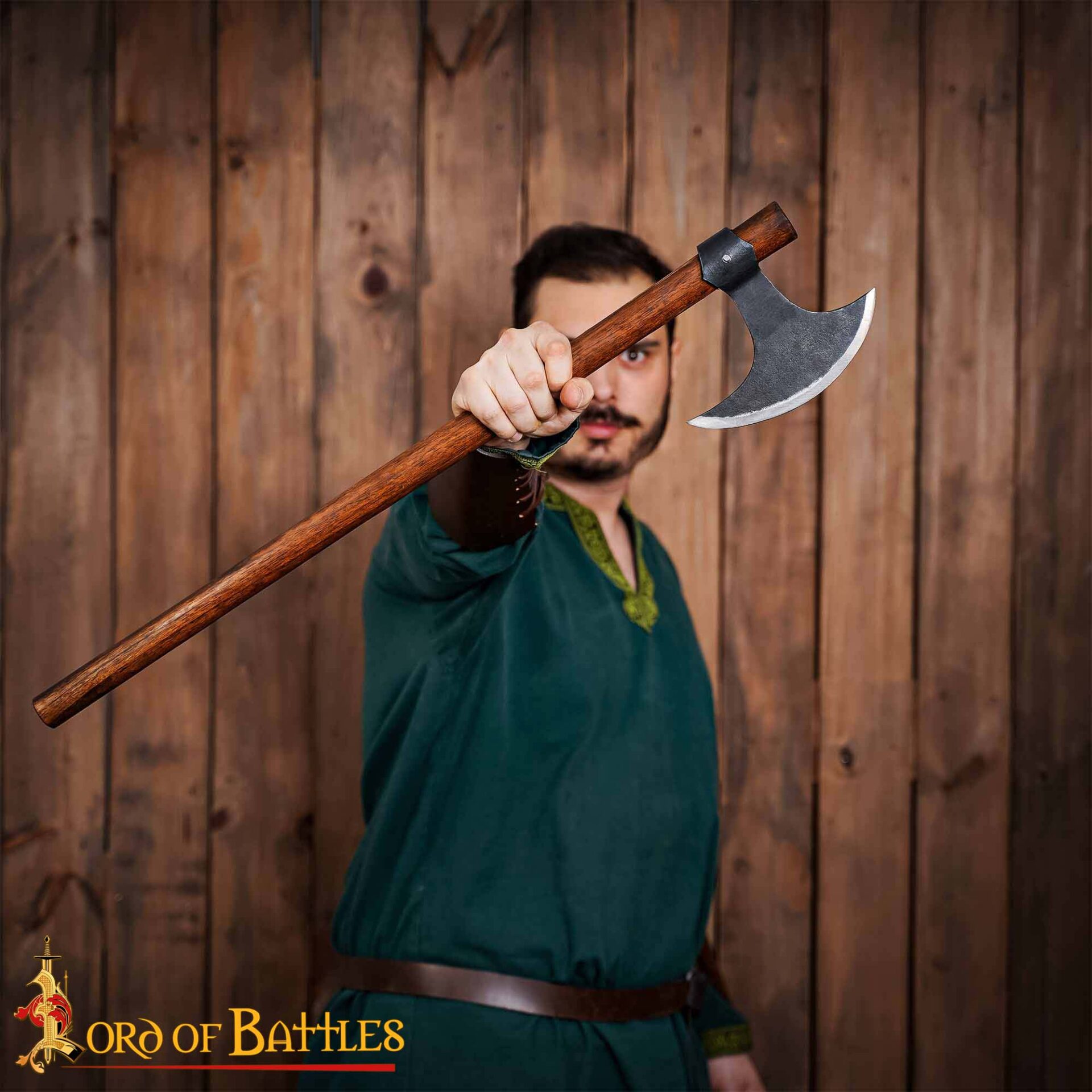 Viking Axe with Hand Forged Carbon Steel Head