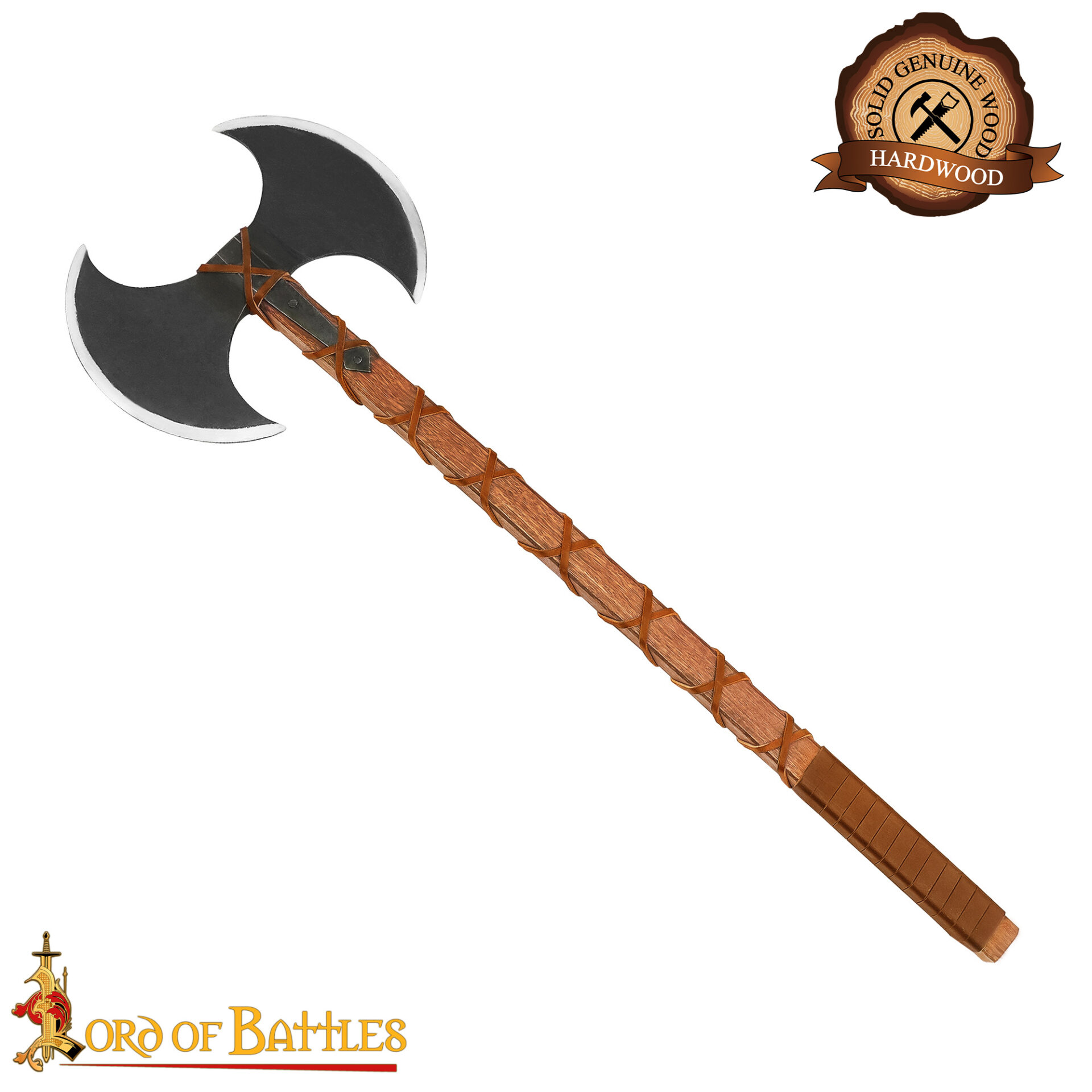 Viking Double Edged Axe with Carbon Steel Head