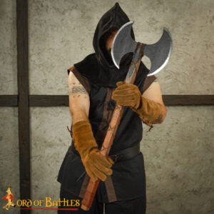 Viking Double Edged Axe with Carbon Steel Head