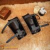 Medieval Fantasy Simple Bracers, Black – Discountinued