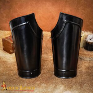 Medieval Fantasy Simple Bracers, Black – Discountinued