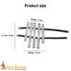 Valsgärde Viking Splinted Bracers Functional Historical Arms Armor 16 gauge