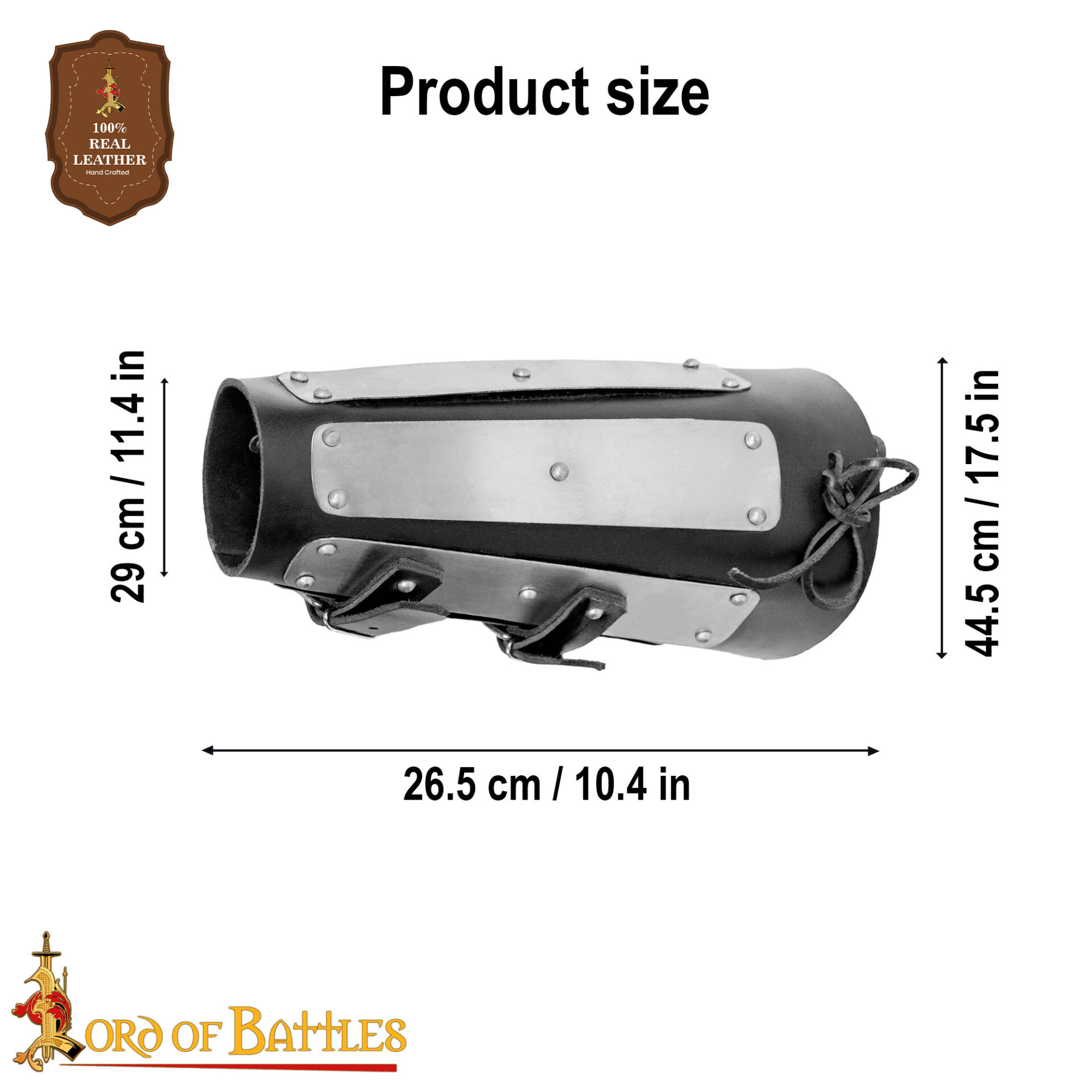 Medieval Bracers-9309P20 2 leather vambrace