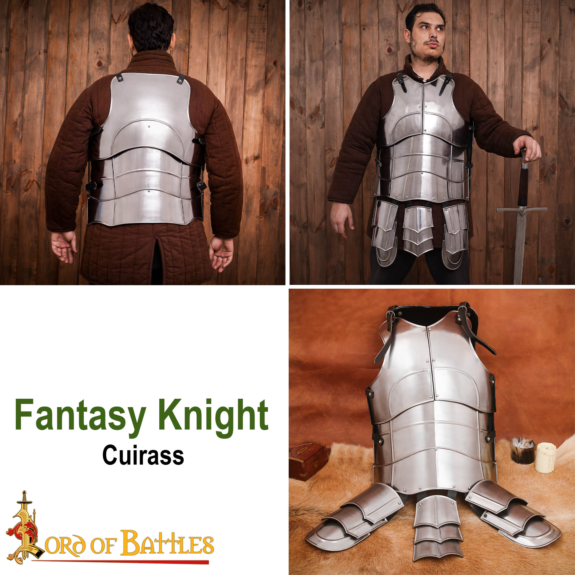 Medieval Cuirasses-9107P 7 Medieval Steel Cuirass