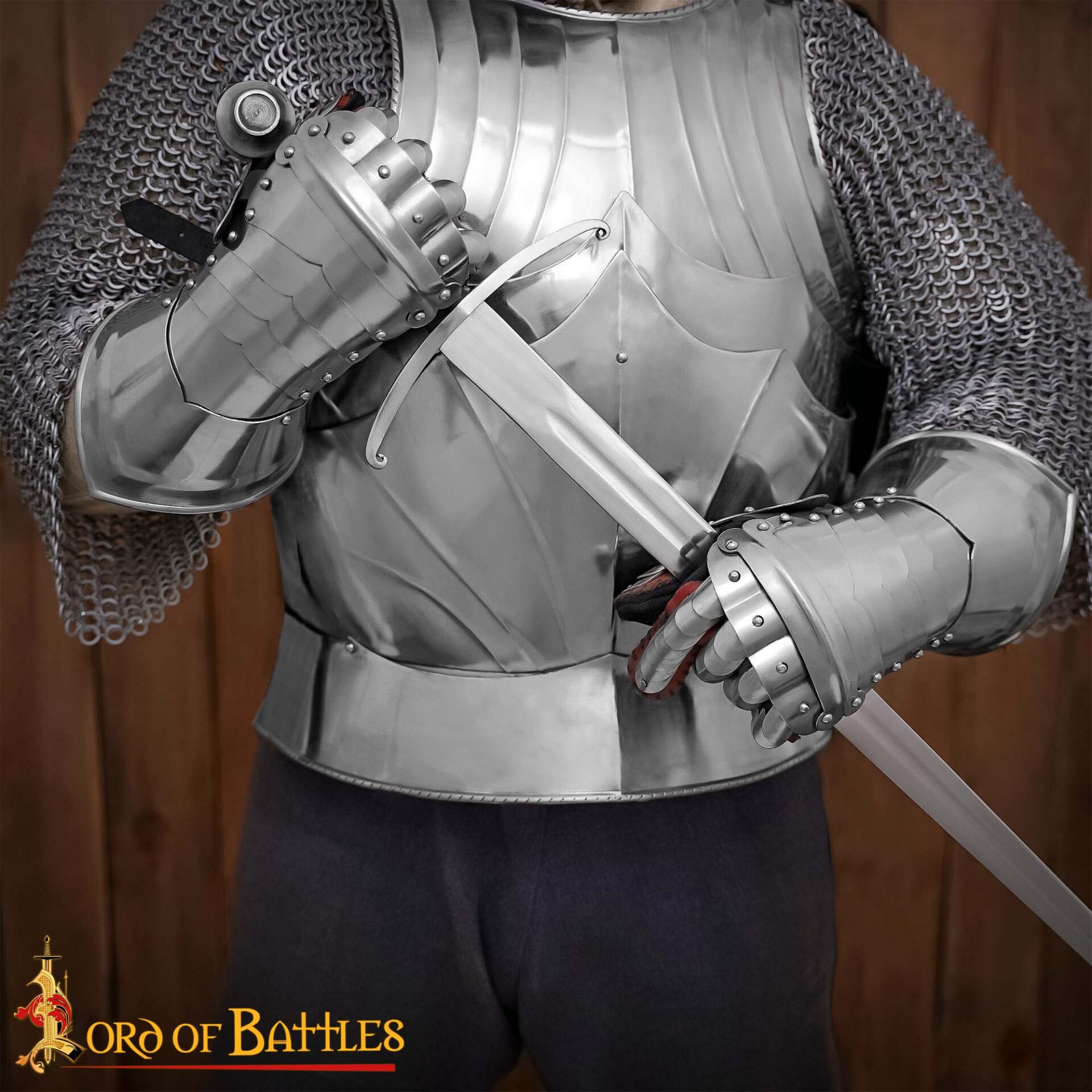 Medieval Gauntlets-9403P16 4 16th-17th century cuirassier Gauntlets 16 gauge