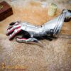 Medieval Fantasy Knightly Gauntlets 16 gauge