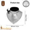 Medieval Gorgets-25511P16 2 Late Medieval elegant Steel Gorget 16 gauge