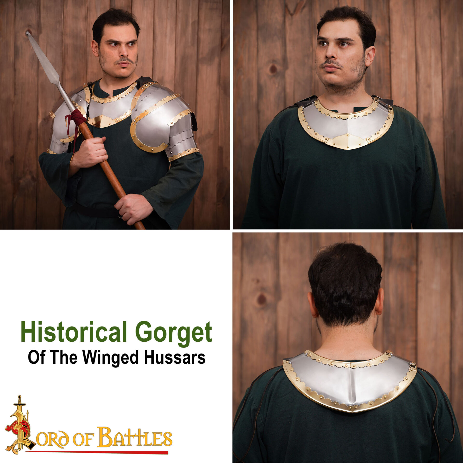 Hussar Gorget Plate Armour