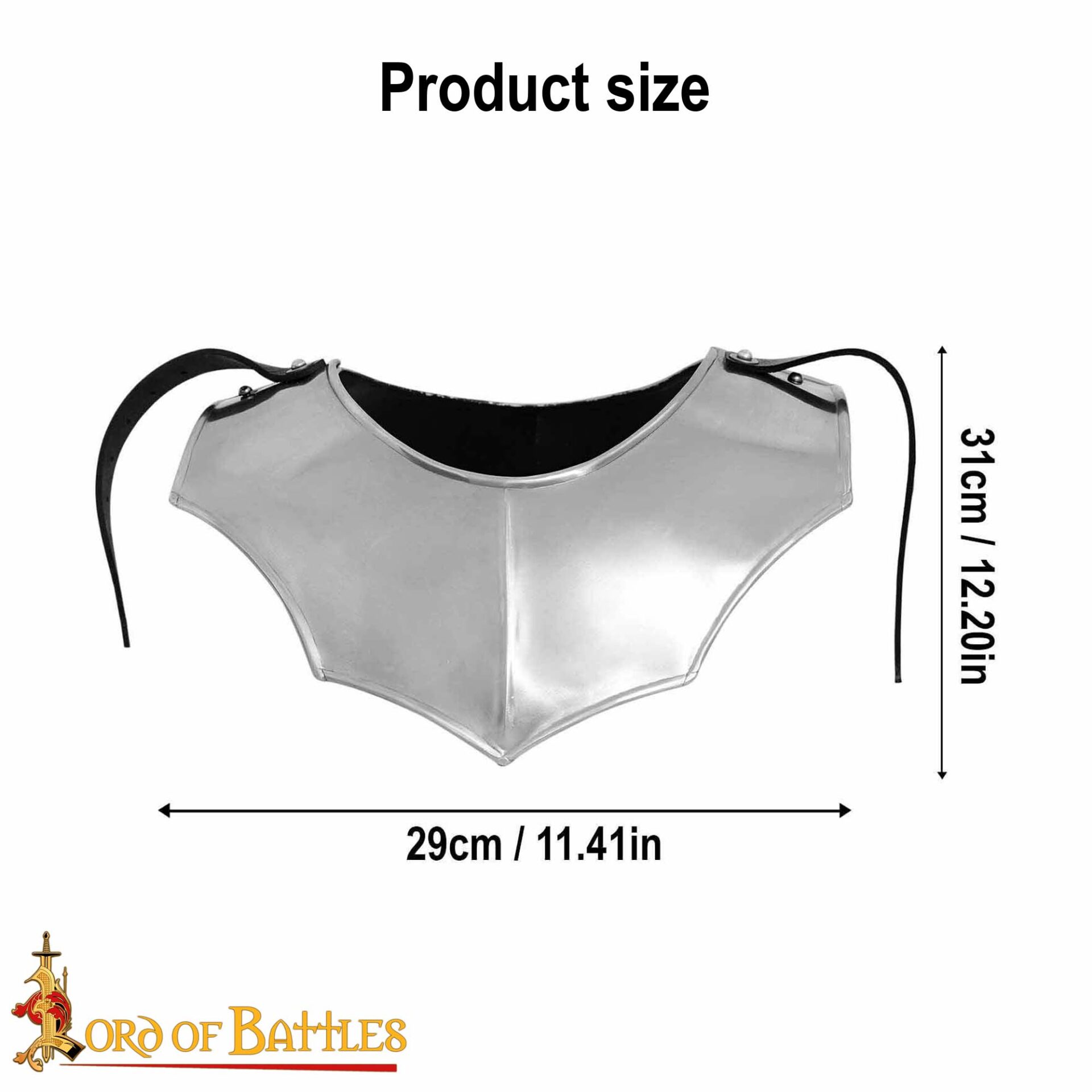 Medieval Gorgets-9259 2 Medieval Knightly Avenger Gorget