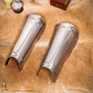 Medieval Steel Greaves