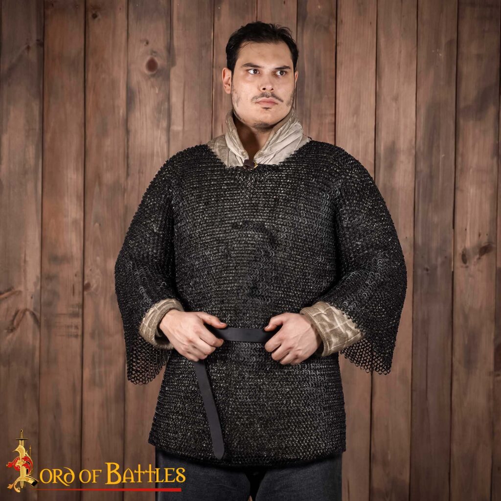 Half Sleeves Shirt Mild  Steel Round Ring Round Riveted (Alt)