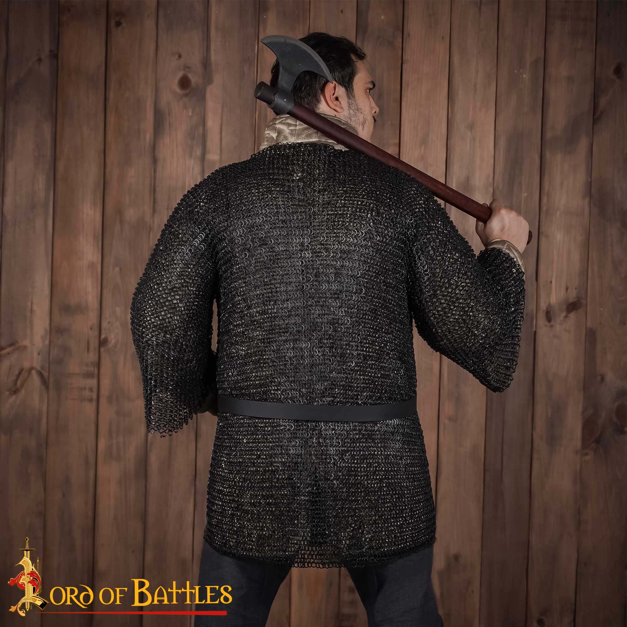 Half Sleeves Shirt Mild  Steel Round Ring Round Riveted (Alt)