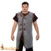 Medieval Hauberks-2470ZP 3 Butted Chainmail Sleeveless Hauberk