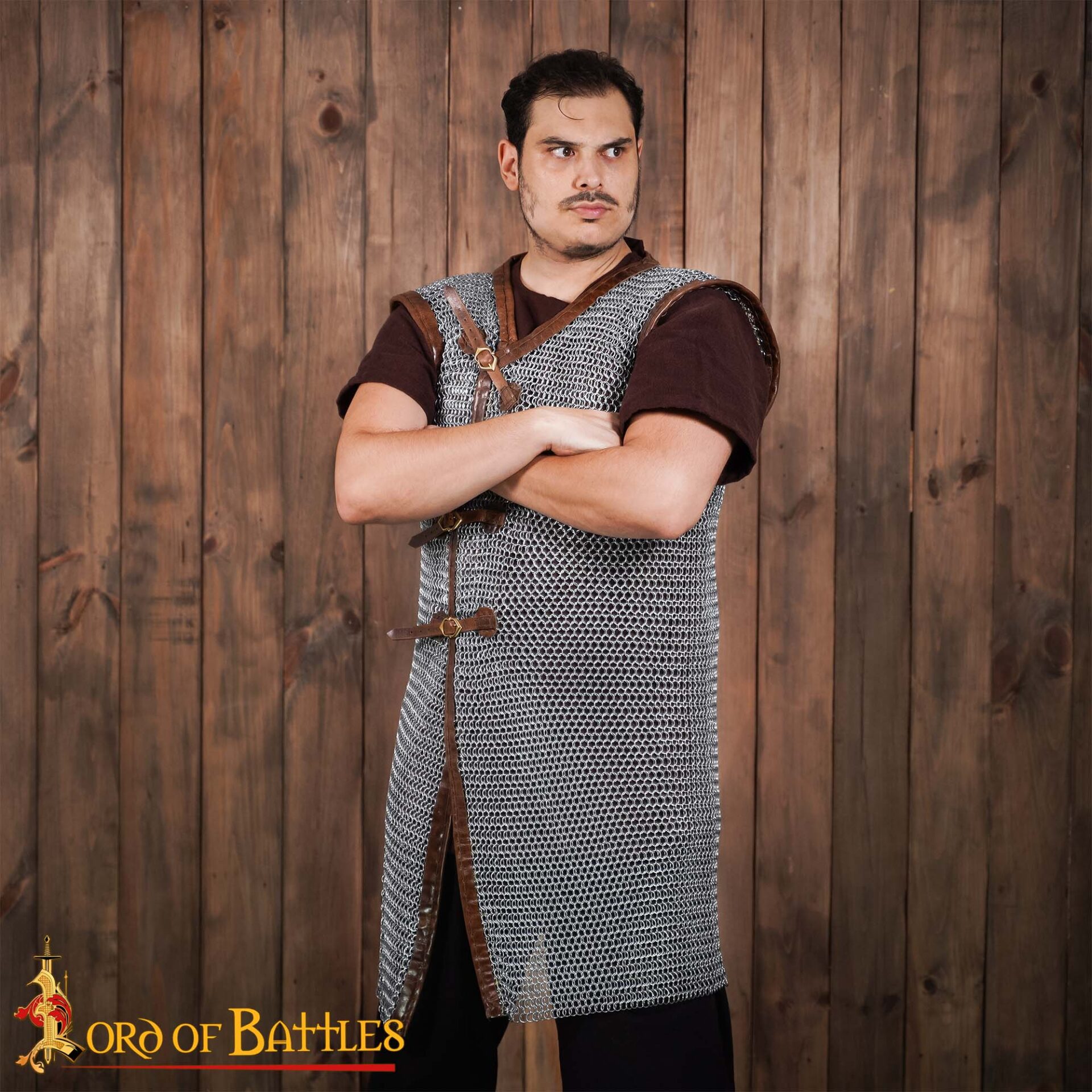 Butted Chainmail Sleeveless Hauber Butted Chainmail Sleeveless Hauberk