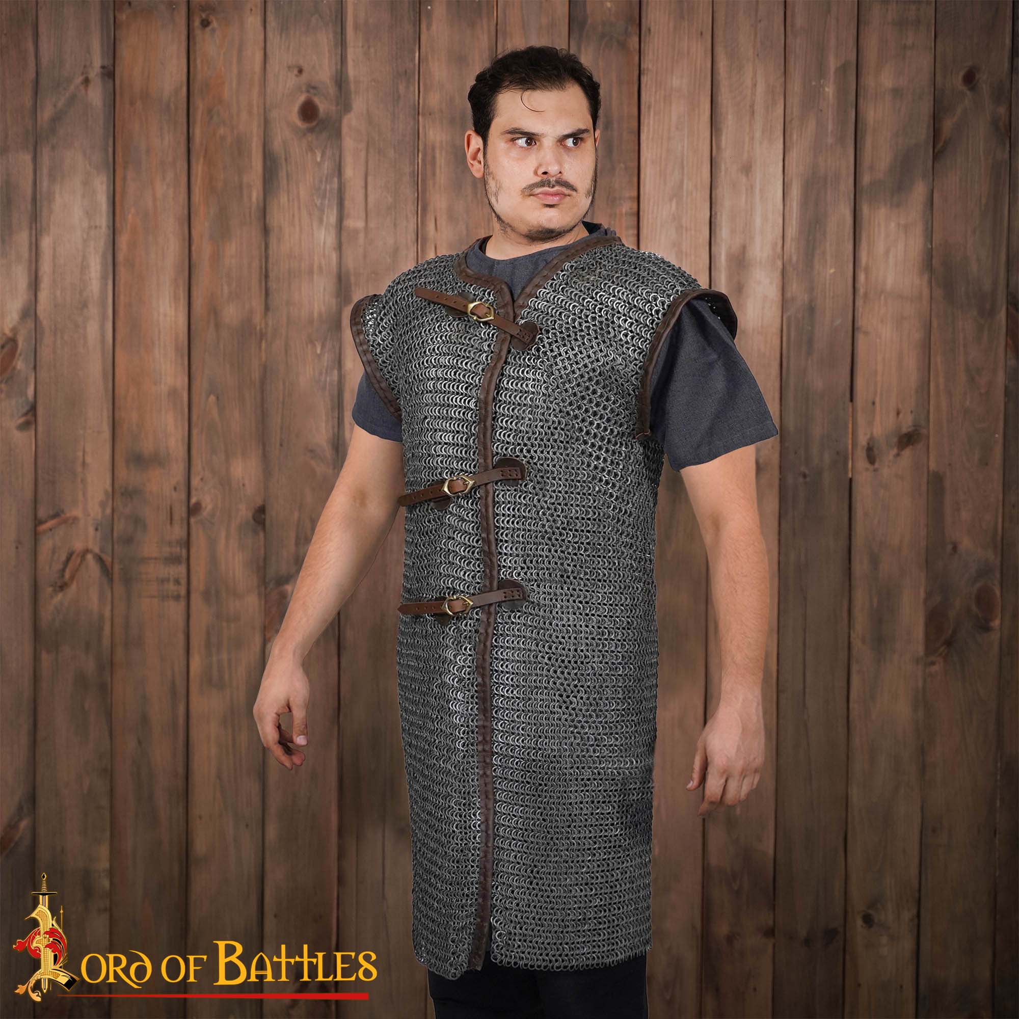 Medieval Hauberks-2499N Chainmail Byrnie