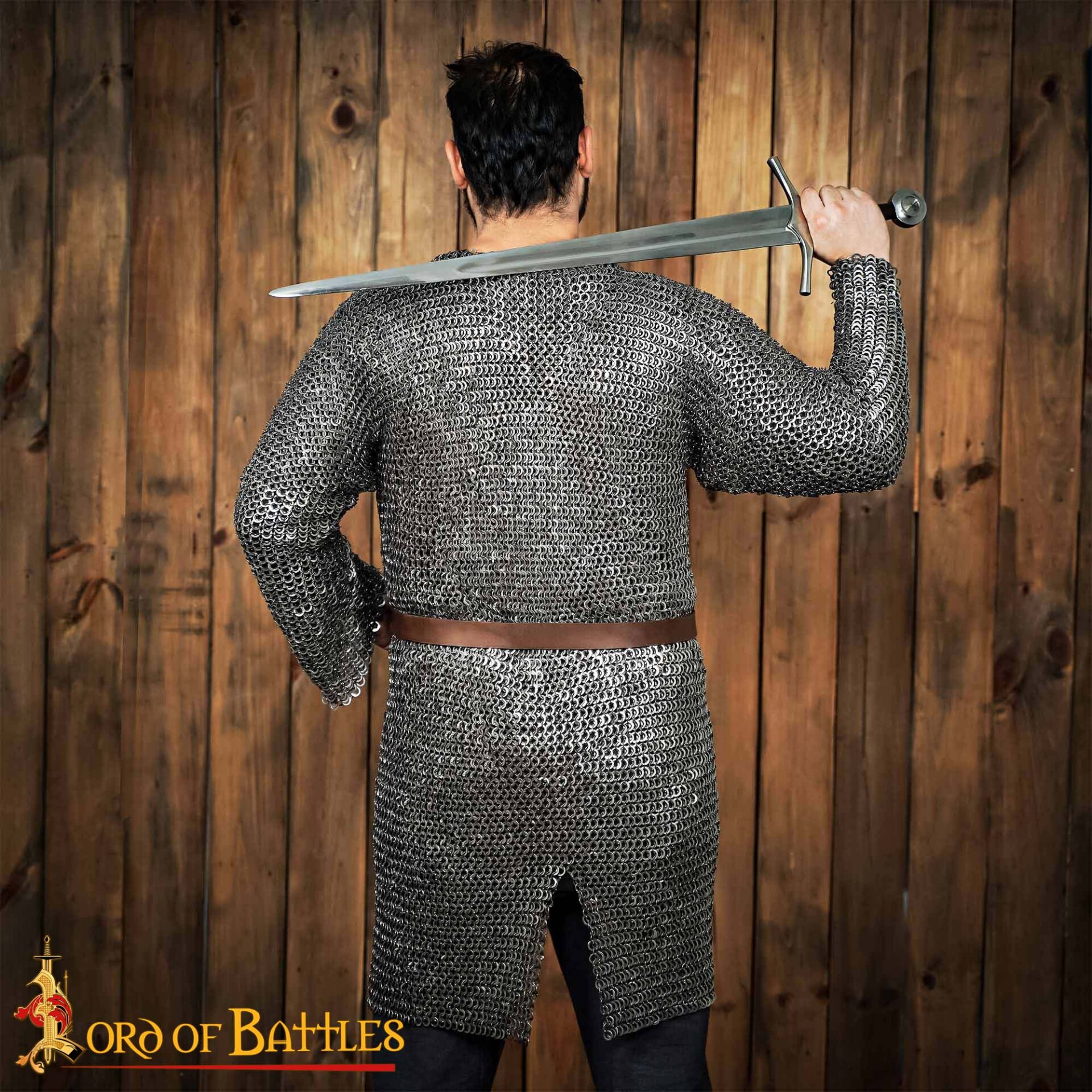 Medieval Hauberks-280N 5 stainless steel chainmail hauberk