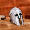 Medieval Helmets-2205P20 Greek hoplite Corinthian Steel Helmet with Leather Liner