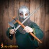 Viking Spectacle Helmet with Butted Chainmail Camail 16 gauge