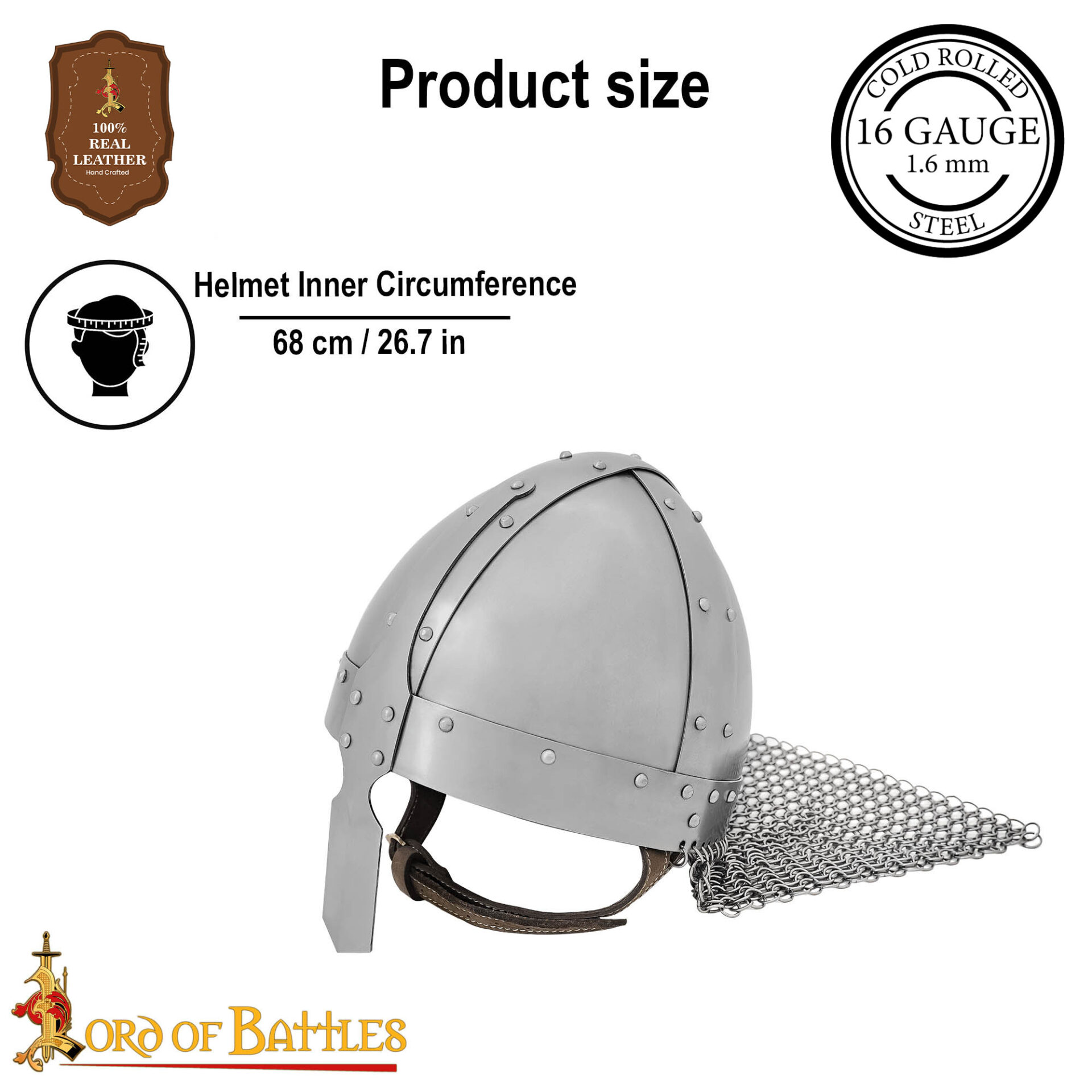 Medieval Norman Nasal Helmet
