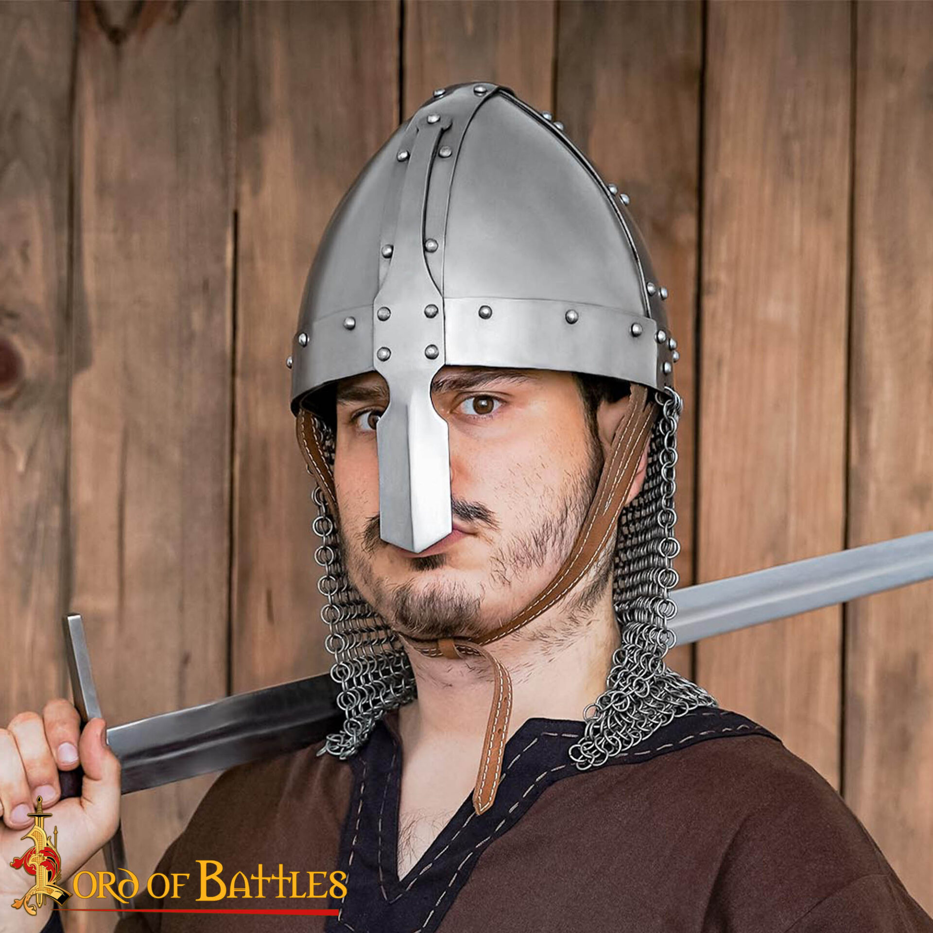 Medieval Norman Nasal Helmet