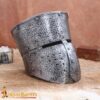 Medieval Helmets-25933 Medieval Crusader Antique Helmet with Padded Liner 16 gauge