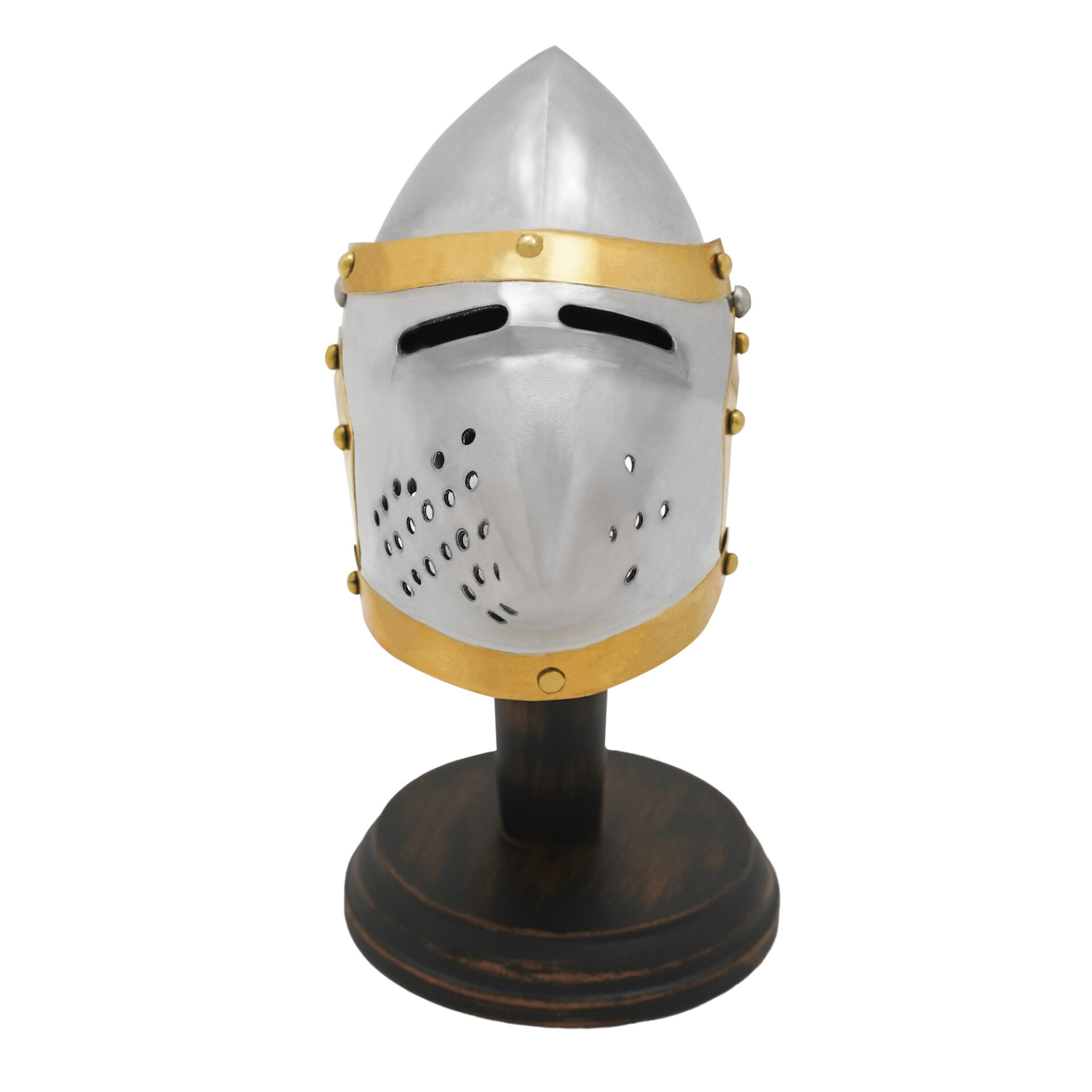 Mini Pig Face Bascinet Decorative Small Helmet – Medieval Helmet Replica
