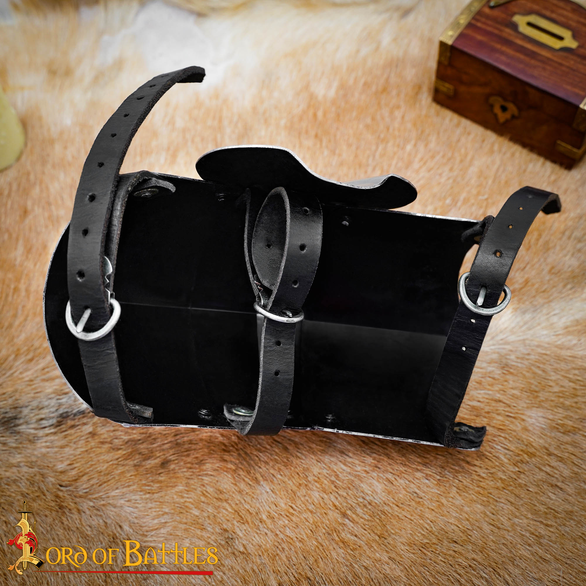 Medieval Leg and Knee Armour-25513P 6 Archer's Poleyns