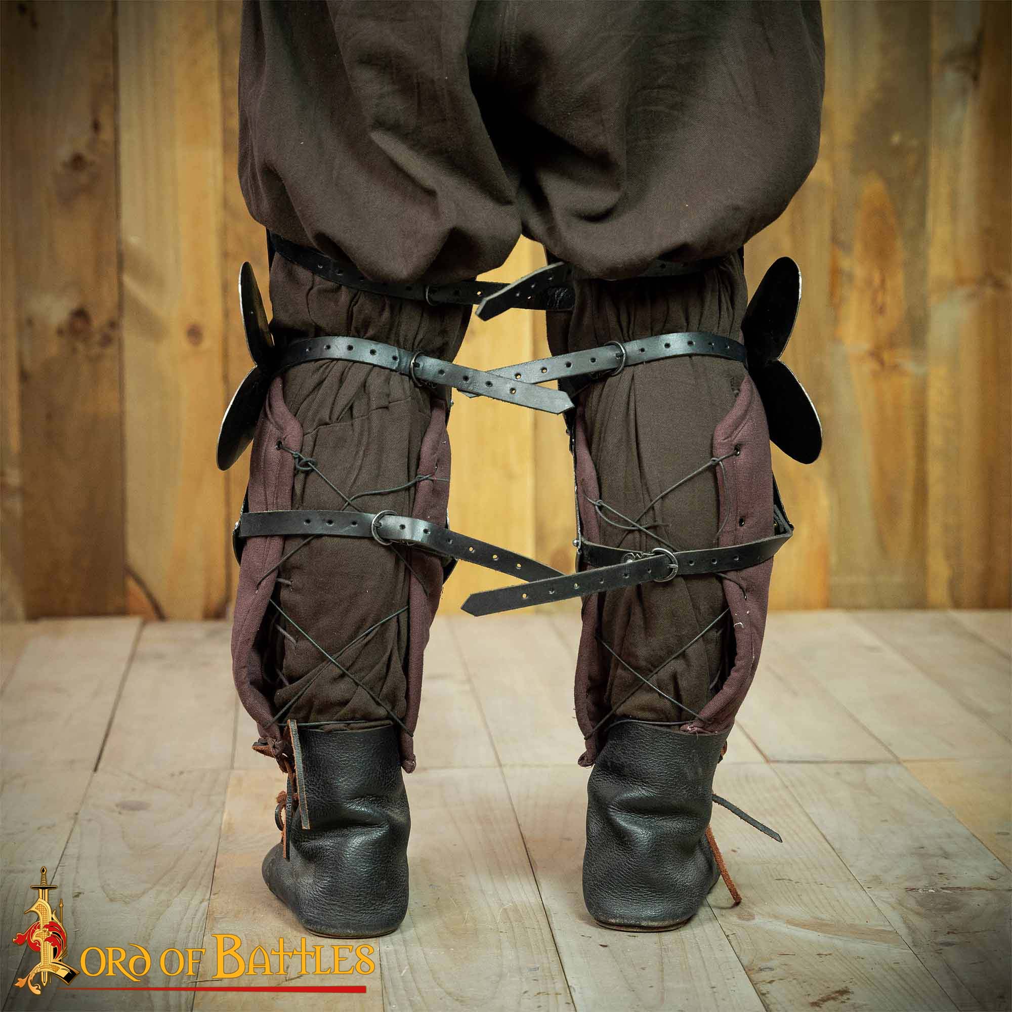 Medieval Leg and Knee Armour-9552 1 knee and leg armor