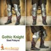 Medieval Leg and Knee Armour-9552 5 knee and leg armor