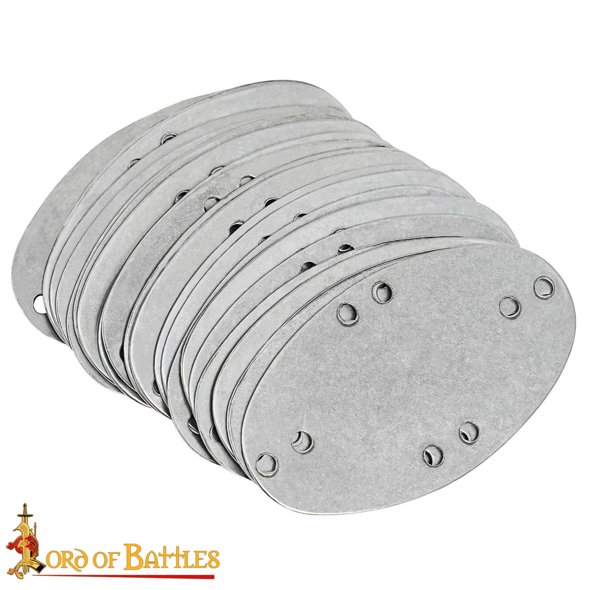 Medieval Viking Visby Lamellar Steel Plates for Plate Armor – Set of 25 Pcs