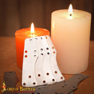 Lombardic Byzantine Lamellar Steel Plates Lamellae – Set of 100 Pcs