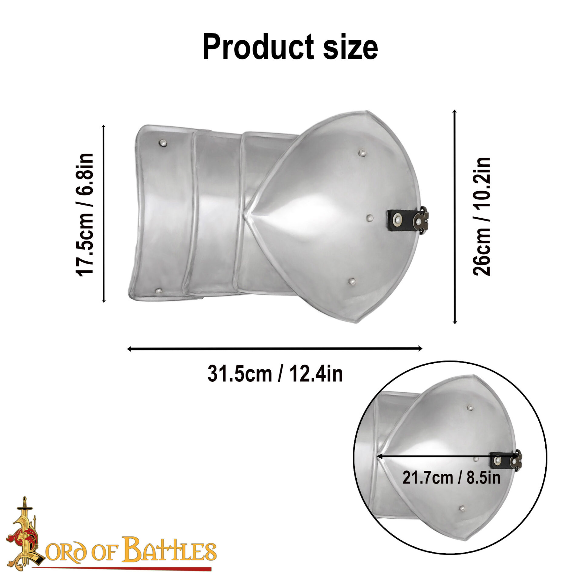 Medieval Fantasy Soldier Pauldrons