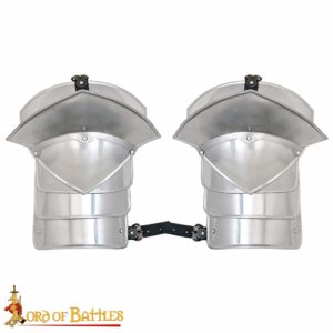 15th Century Medieval Fantasy Pauldrons with Blade Breakers