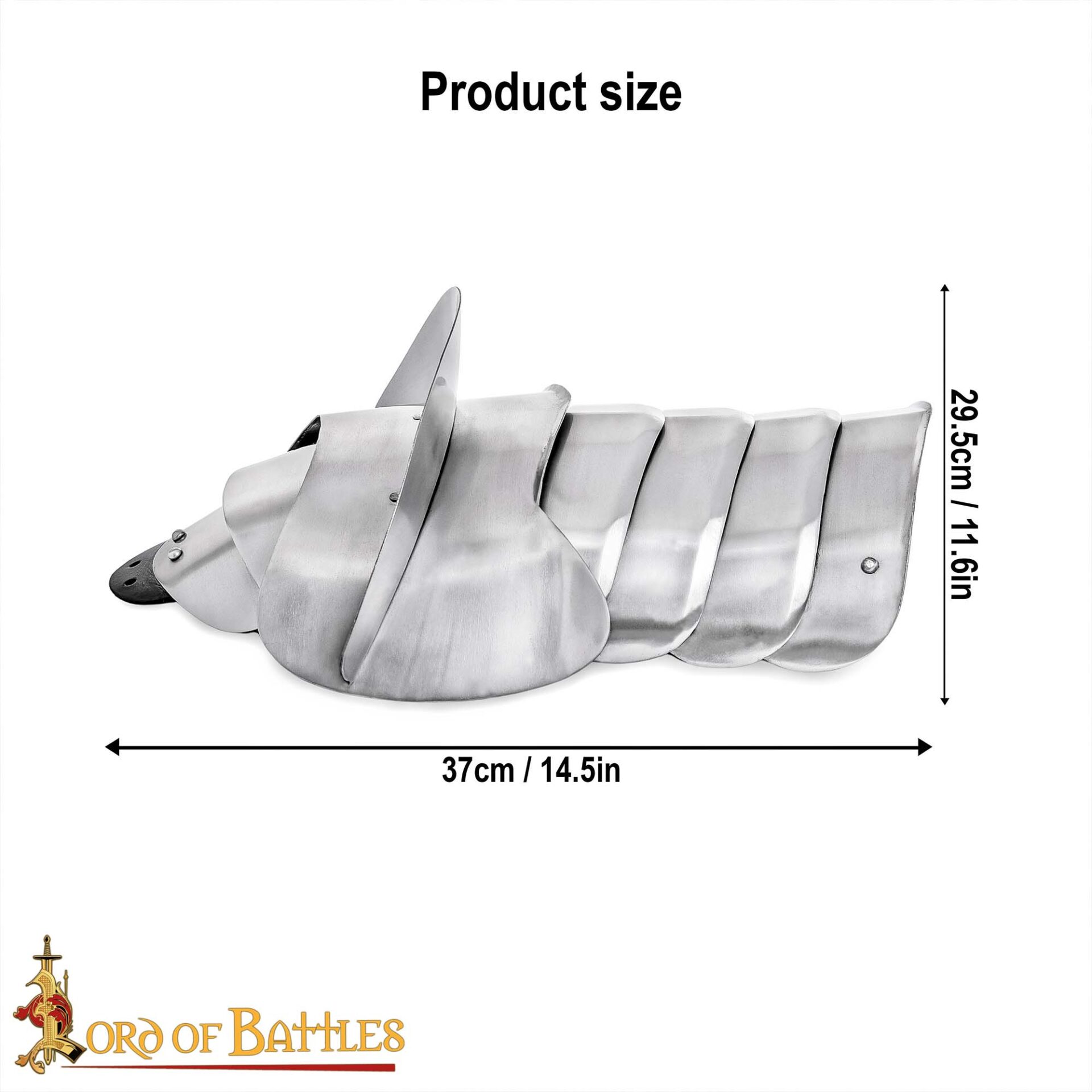 Medieval Pauldrons-25425P 2 Pauldrons