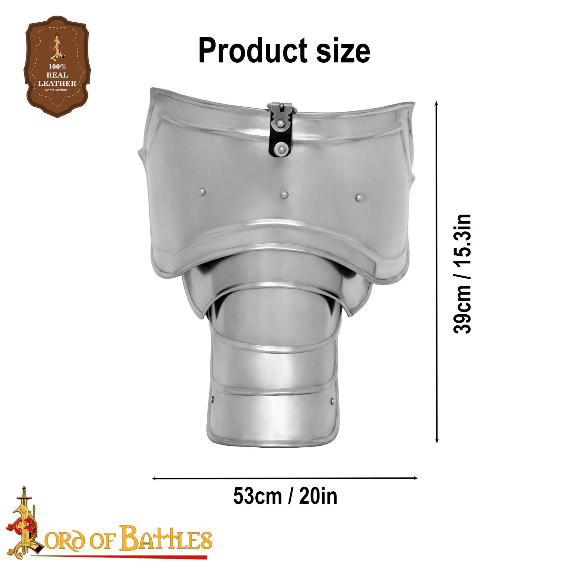 Medieval Pauldrons-9201 2 Knightly Pauldrons