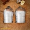 Medieval Pauldrons-9206 Medieval Knightly Classic Steel Pauldrons 16 gauge