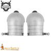 Medieval Pauldrons-9206 3 Medieval Knightly Classic Steel Pauldrons 16 gauge