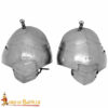 Medieval Pauldrons-9210P 3 Medieval large Knightly Pauldrons 18 gauge – Discontinued