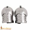 Medieval Knightly Spaulders Functional Shoulder Armor 16 gauge