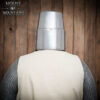 13th Century Crusader Great Helm – Templar Steel Knight Helmet with Brass Cross-701583 5 Crusader Great Helmet