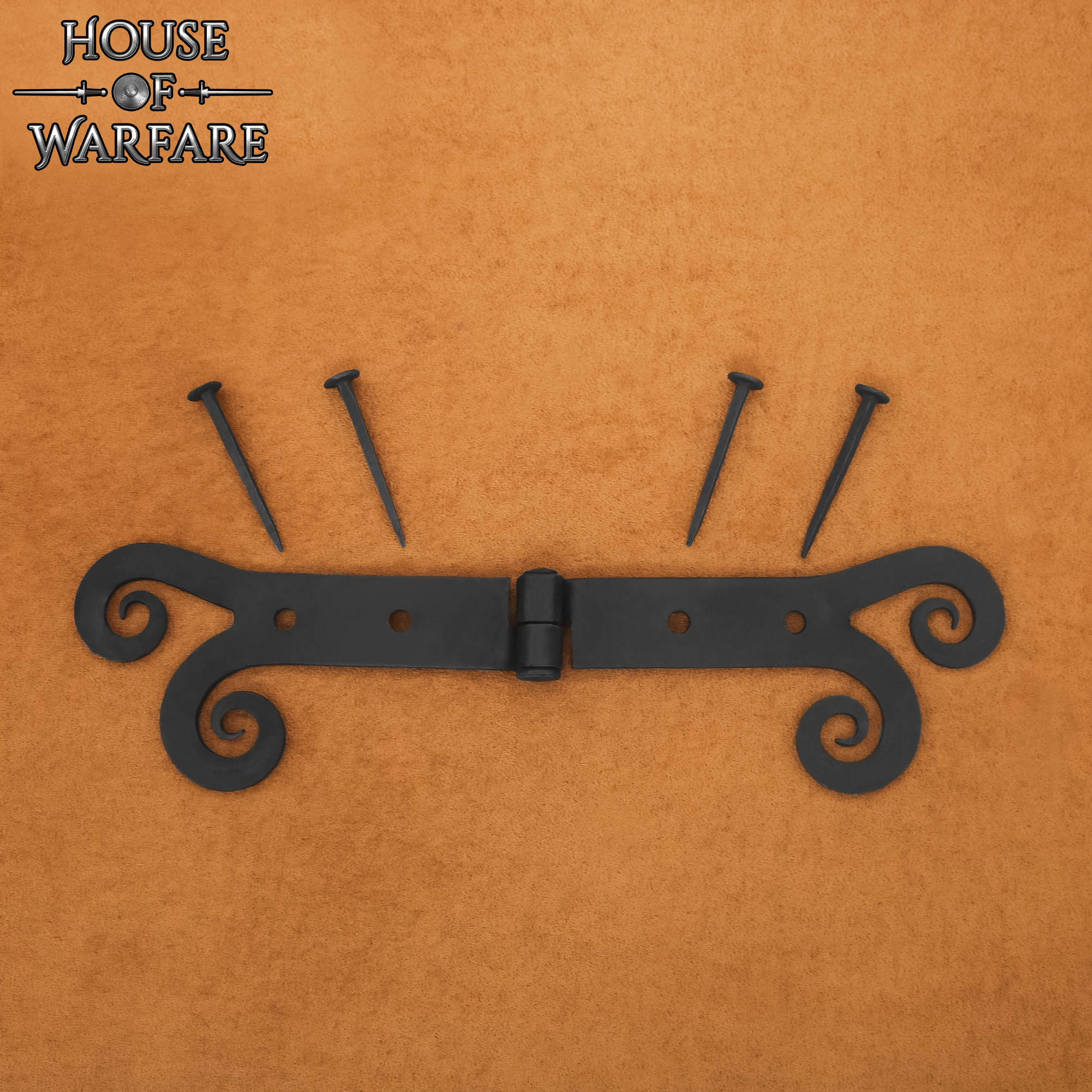 Hand Forged Medieval Shield Nails – Set of 10 PCS Medieval Shield Nails