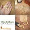 25339-5pcs pattern 2 Viking Belt Buckle