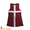 Medieval Cotton Canvas Tabard with Cross- Discontinued