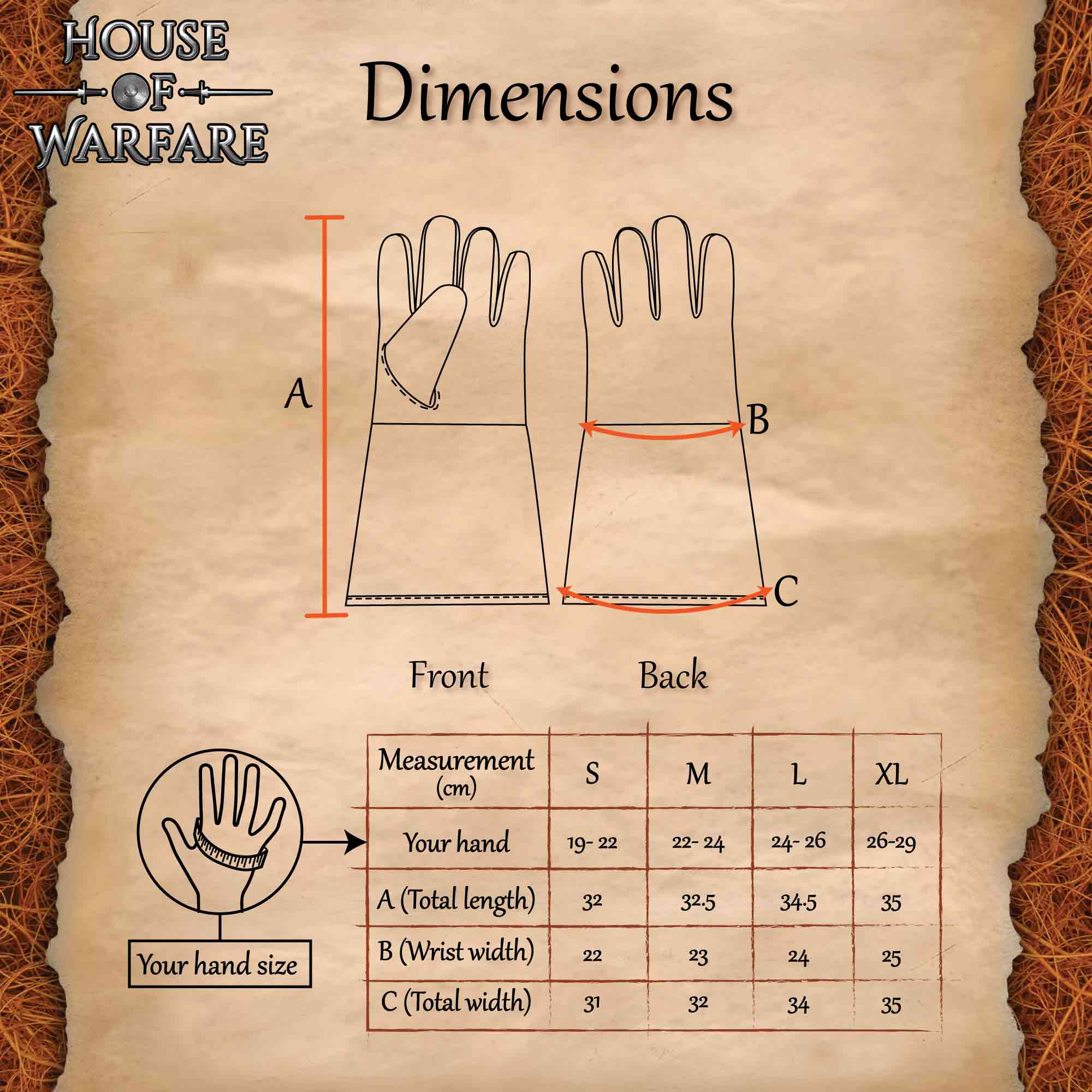 Genuine Suede Leather Gloves