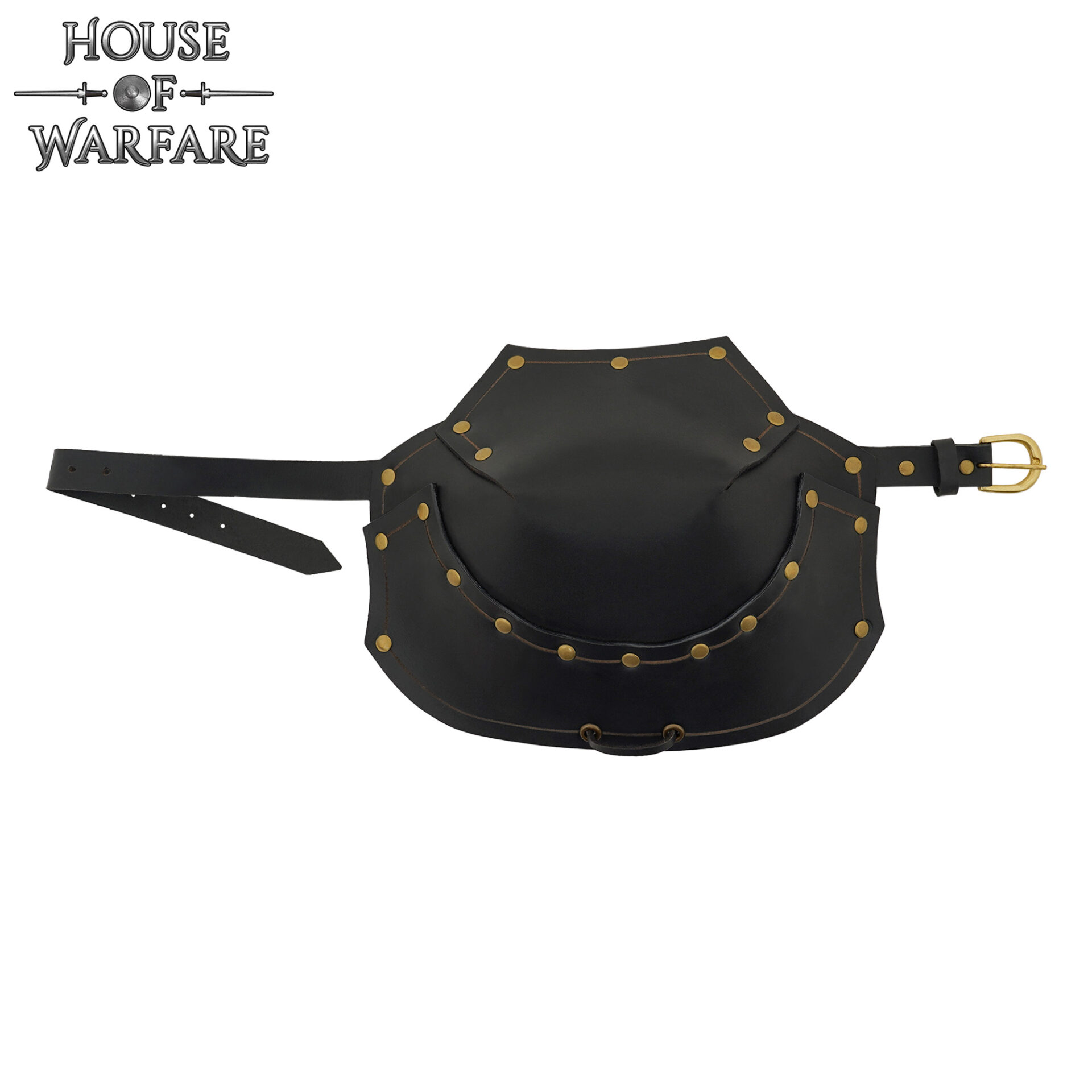 701511BK_2 Leather Pauldrons