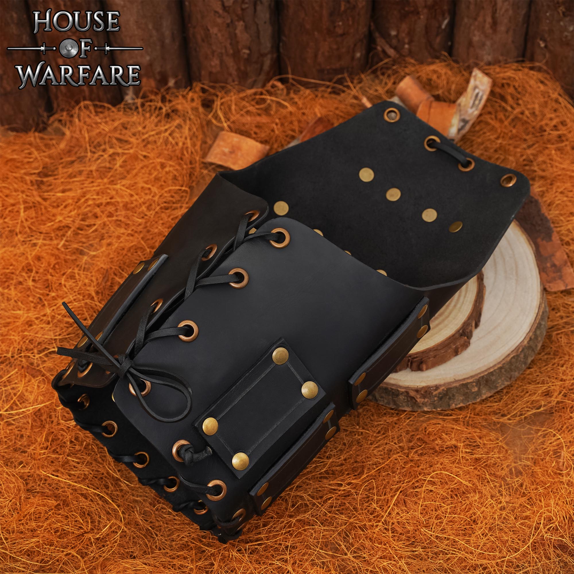 Bohemond Leather Shoulder Pauldrons