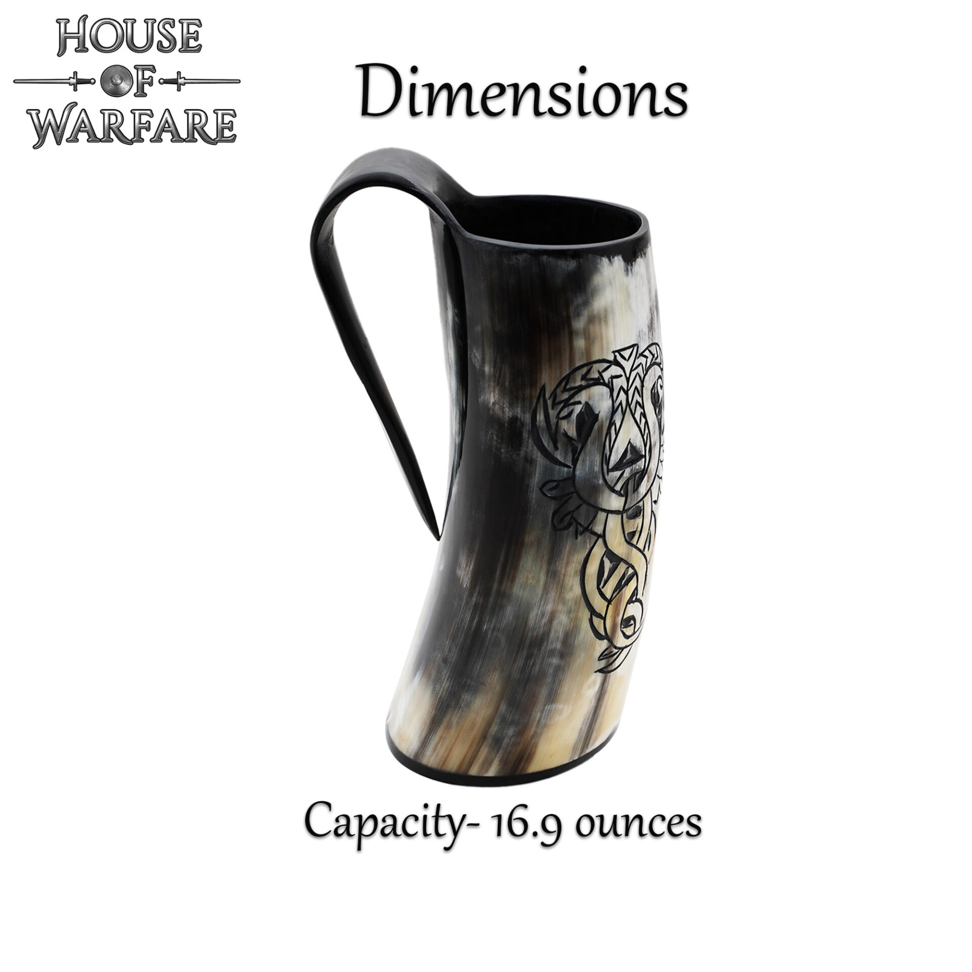 701799_2 Medieval Horn Tankard