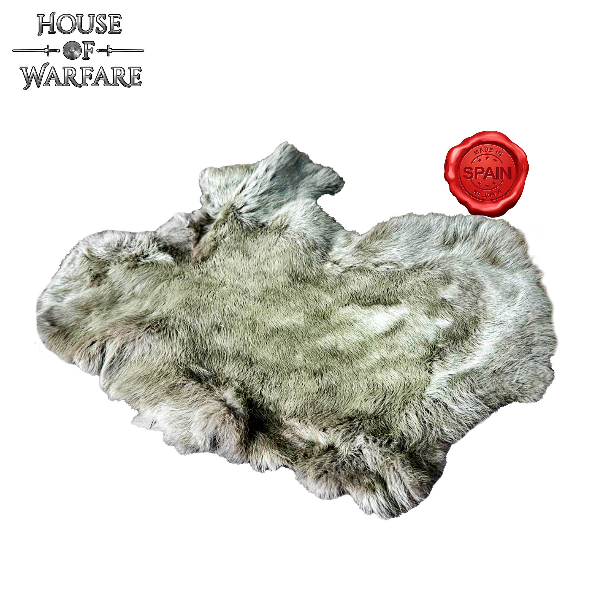 Tinted Rabbit Fur for LARP Cosplay Fantasy Costumes, Large