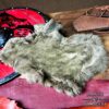 Tinted Rabbit Fur for LARP Cosplay Fantasy Costumes, Large